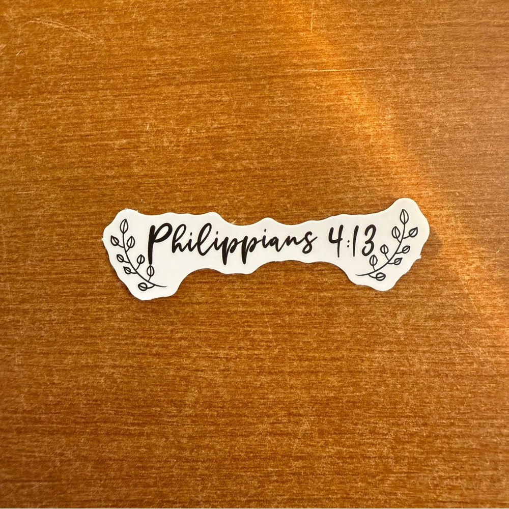 Philippians‎ 4:13 Sticker